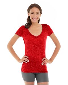 Minerva LumaTech&trade; V-Tee-M-Red
